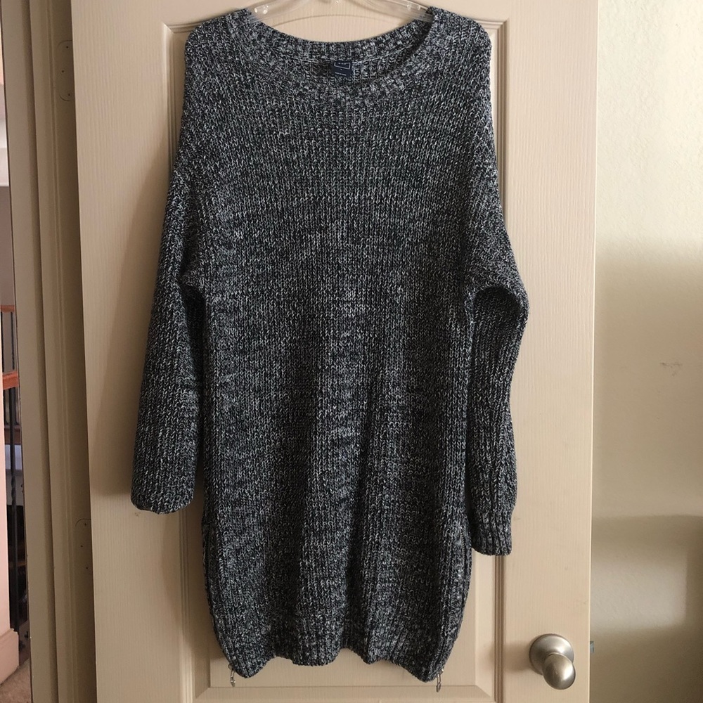 GAP Sweater Dress with size zippers - L